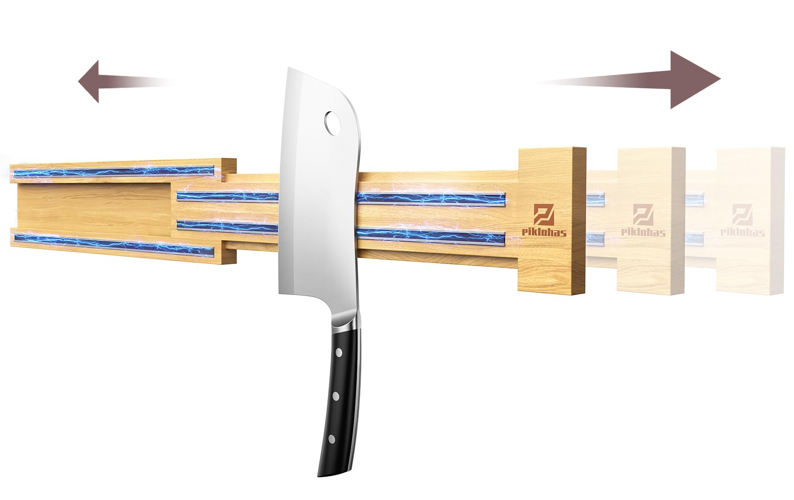 hoshanho magnetic knife block